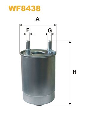 WIX FILTERS Топливный фильтр WF8438